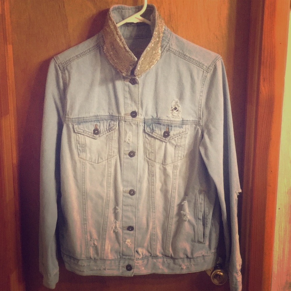 Blue Jean Jacket sz 0X (Junior’s Plus Size)
